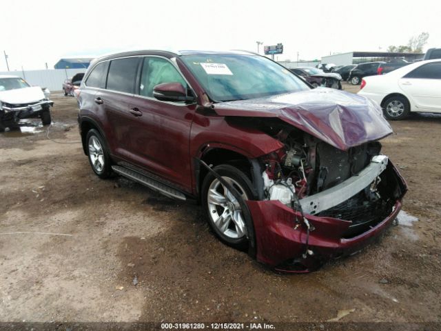 TOYOTA HIGHLANDER 2016 5tdykrfh8gs172637