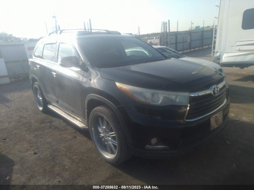 TOYOTA HIGHLANDER 2015 5tdykrfh9fs077275