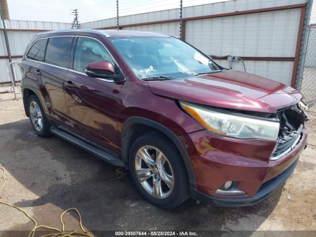 TOYOTA HIGHLANDER 2015 5tdykrfh9fs083223