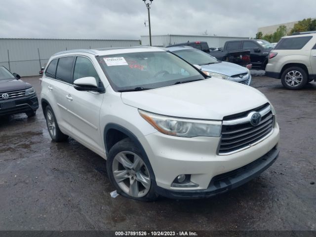 TOYOTA HIGHLANDER 2015 5tdykrfh9fs089619