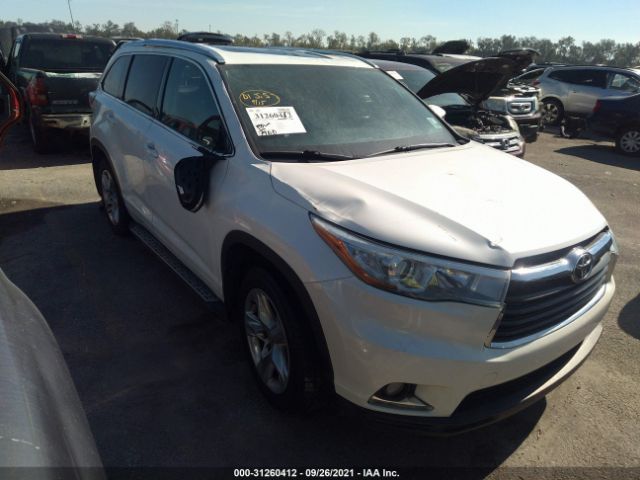 TOYOTA HIGHLANDER 2015 5tdykrfh9fs100621