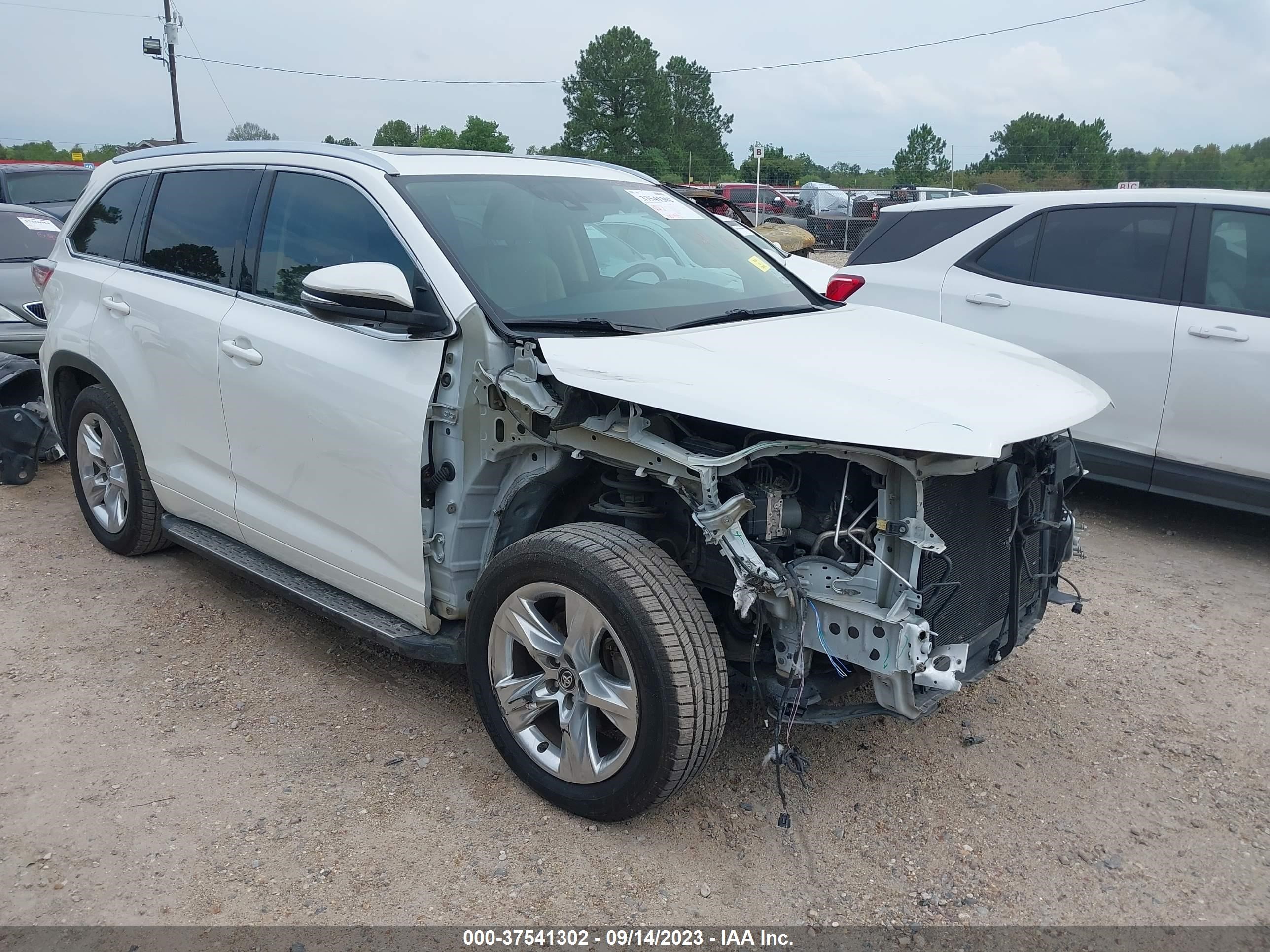 TOYOTA HIGHLANDER 2016 5tdykrfh9gs149786