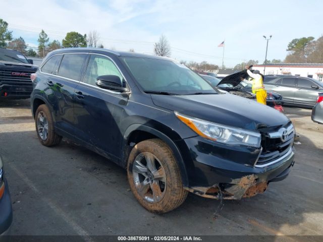 TOYOTA HIGHLANDER 2016 5tdykrfh9gs162196