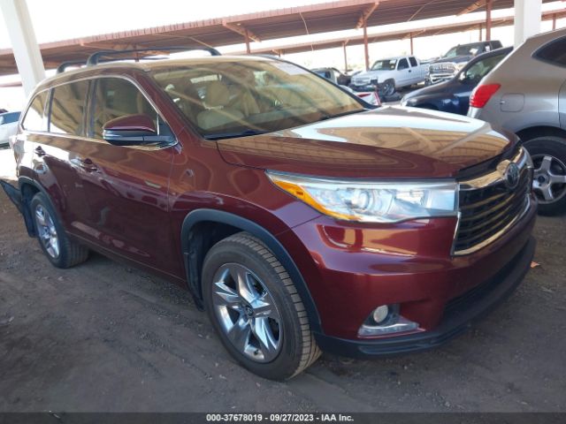 TOYOTA HIGHLANDER 2016 5tdykrfh9gs177782