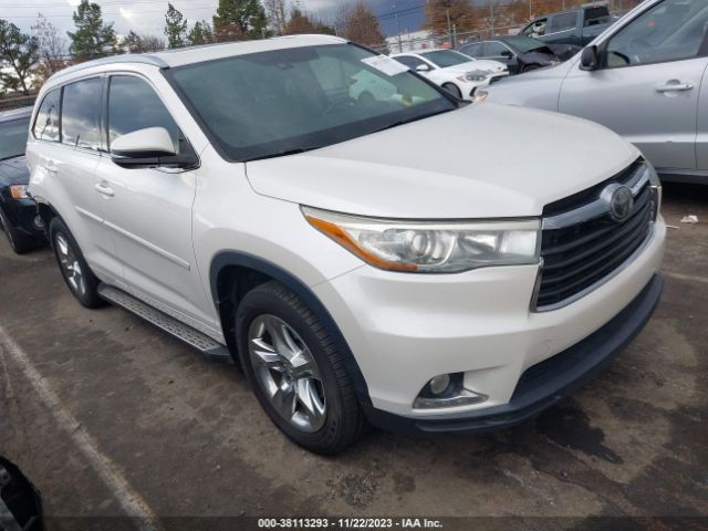 TOYOTA HIGHLANDER 2014 5tdykrfhxes023062