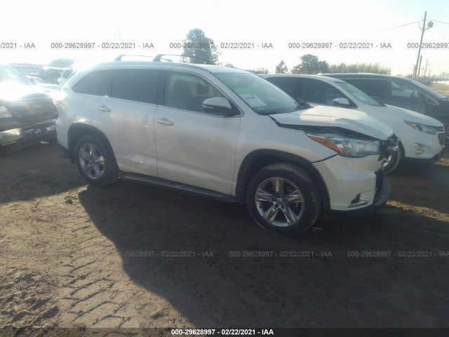 TOYOTA HIGHLANDER 2014 5tdykrfhxes024857