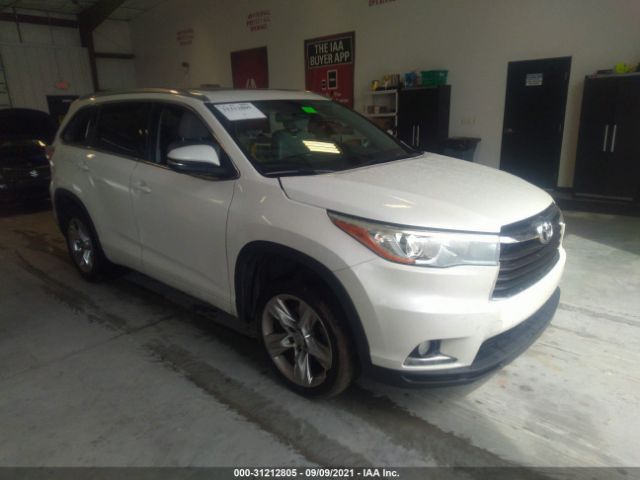 TOYOTA HIGHLANDER 2015 5tdykrfhxfs106606