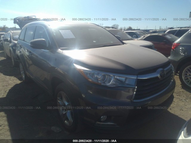 TOYOTA HIGHLANDER 2015 5tdykrfhxfs112356