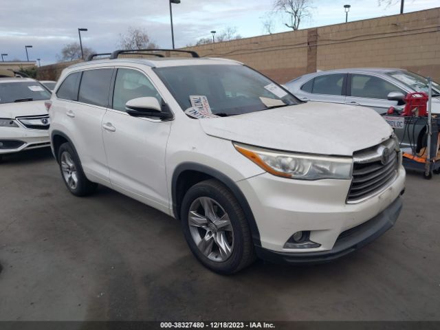 TOYOTA HIGHLANDER 2015 5tdykrfhxfs114348