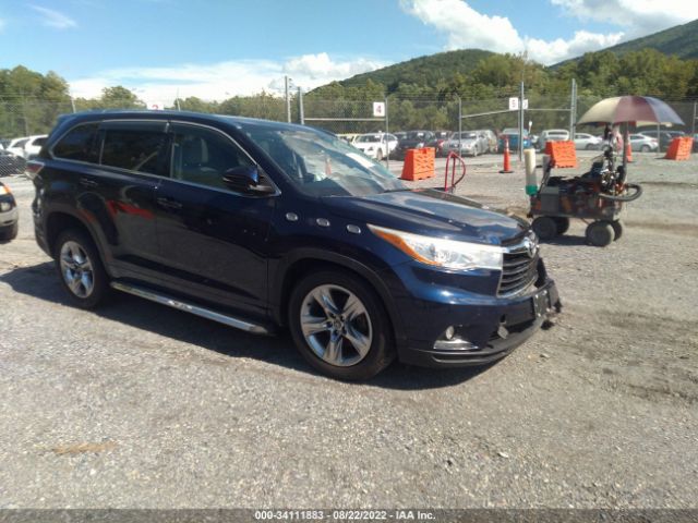 TOYOTA HIGHLANDER 2016 5tdykrfhxgs126470