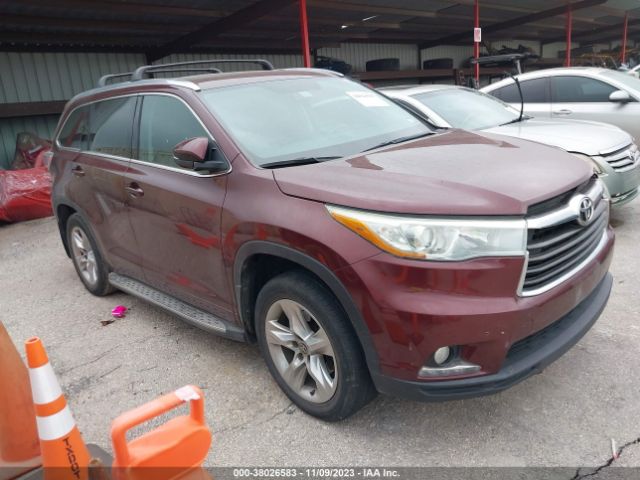 TOYOTA HIGHLANDER 2016 5tdykrfhxgs127344