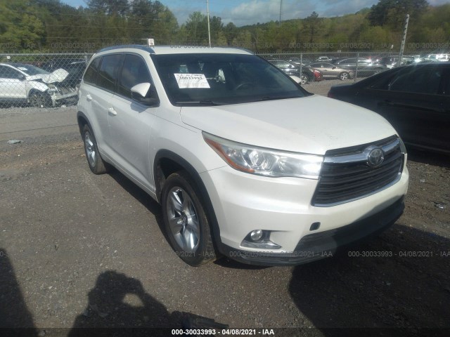 TOYOTA HIGHLANDER 2016 5tdykrfhxgs156438