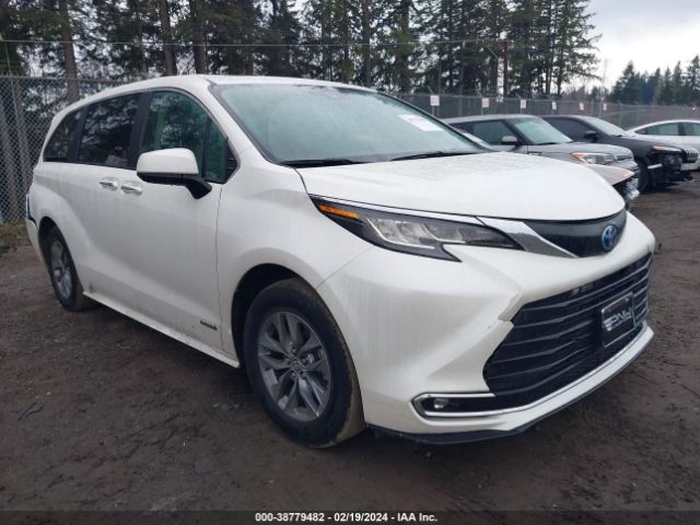 TOYOTA SIENNA 2021 5tdyrkec0ms003488