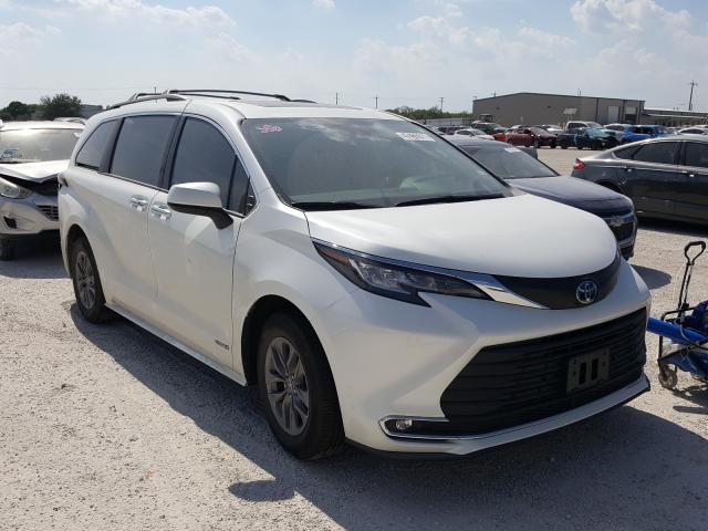 TOYOTA SIENNA XLE 2021 5tdyrkec0ms003748