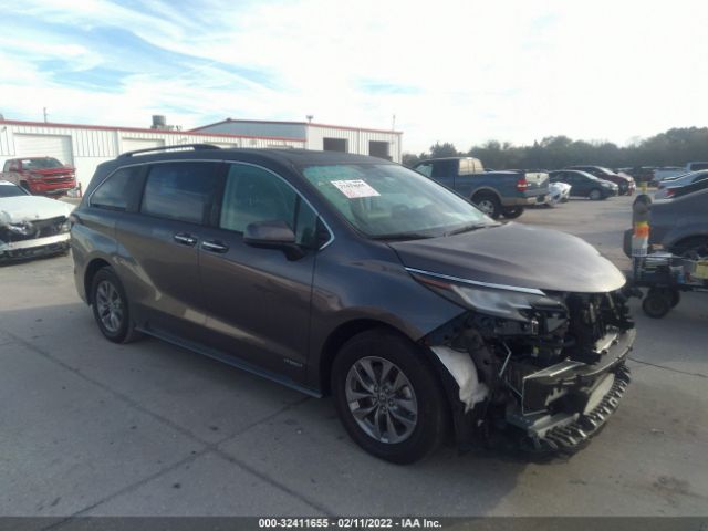 TOYOTA SIENNA 2021 5tdyrkec0ms006438