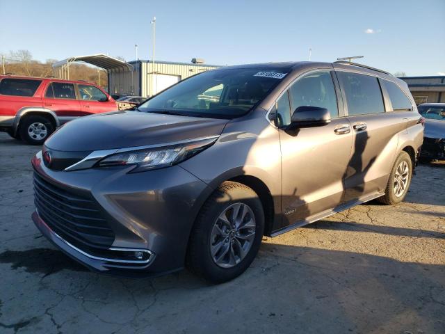 TOYOTA SIENNA XLE 2021 5tdyrkec0ms011204