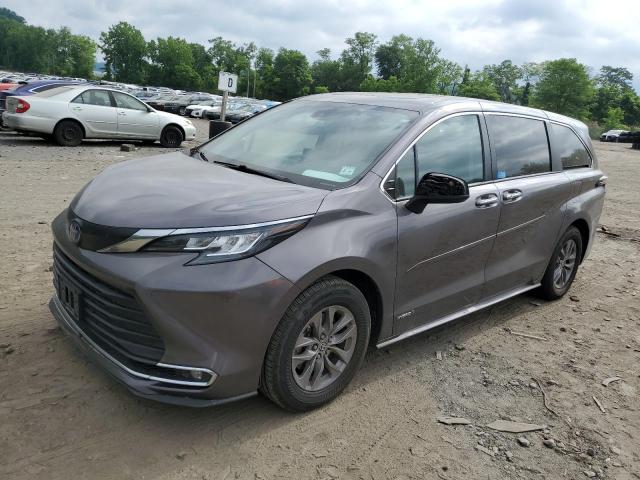 TOYOTA SIENNA XLE 2021 5tdyrkec0ms011347