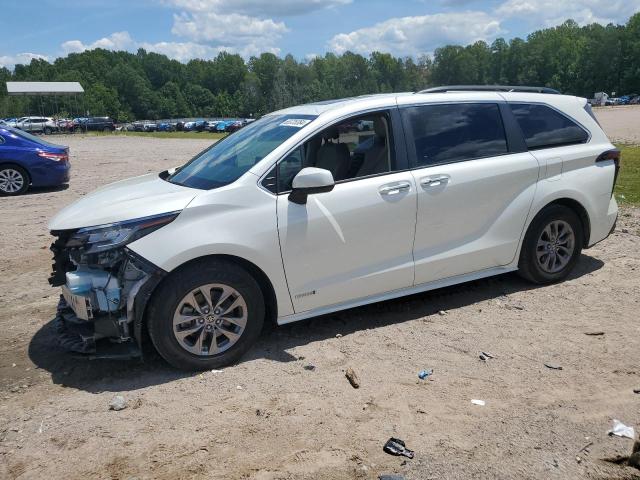 TOYOTA SIENNA XLE 2021 5tdyrkec0ms012112