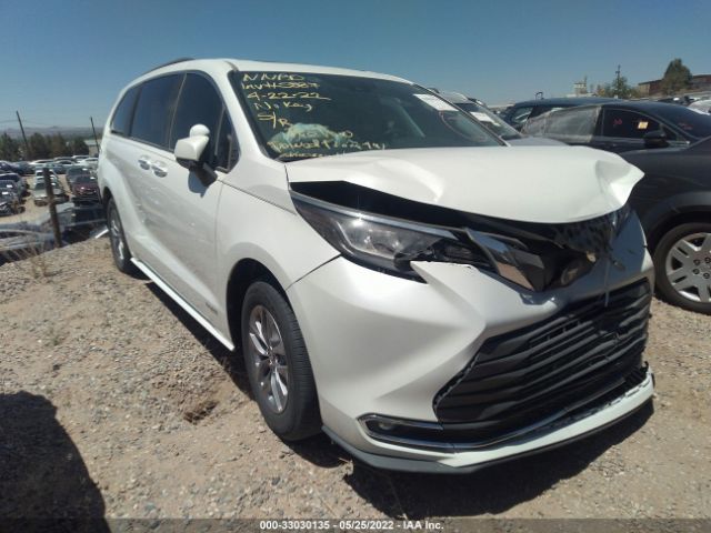 TOYOTA SIENNA 2021 5tdyrkec0ms017178