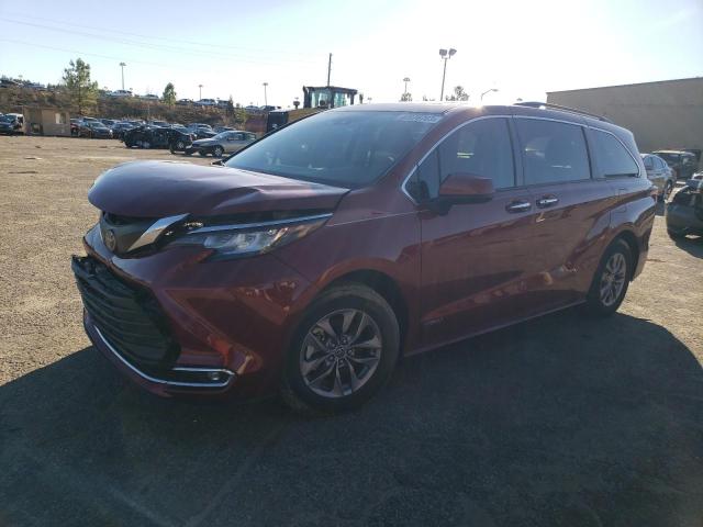 TOYOTA SIENNA 2021 5tdyrkec0ms038094