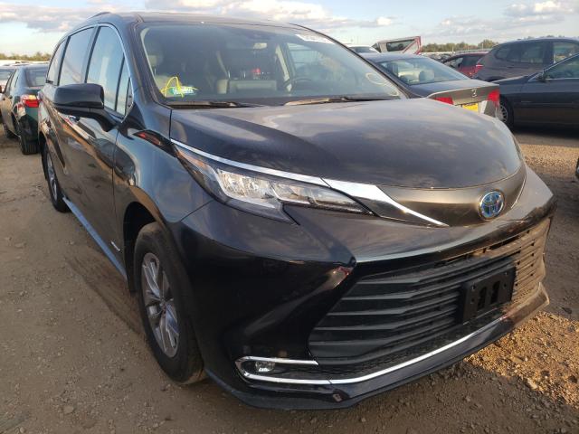 TOYOTA SIENNA XLE 2021 5tdyrkec0ms050746