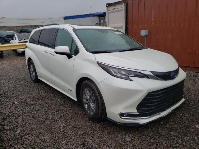 TOYOTA SIENNA XLE 2021 5tdyrkec0ms056174