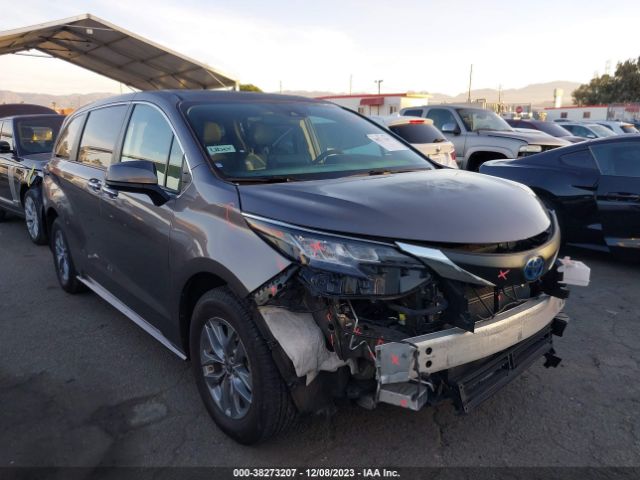 TOYOTA SIENNA 2022 5tdyrkec0ns075552