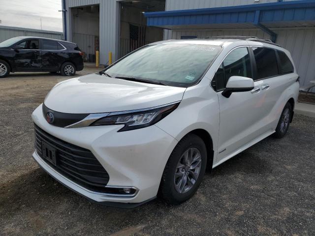 TOYOTA SIENNA XLE 2021 5tdyrkec1ms040436