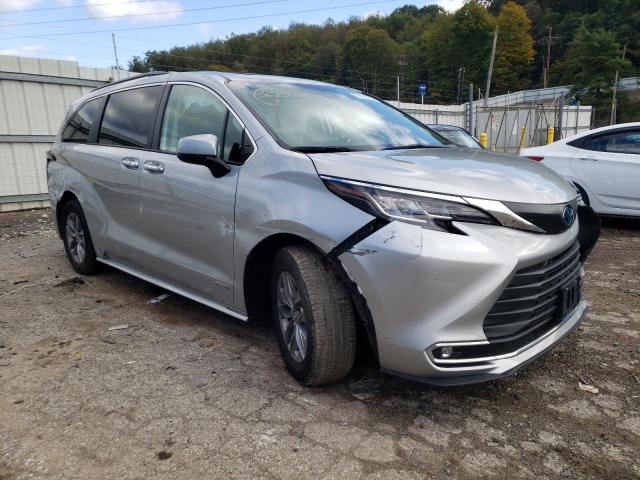 TOYOTA SIENNA XLE 2021 5tdyrkec1ms066535