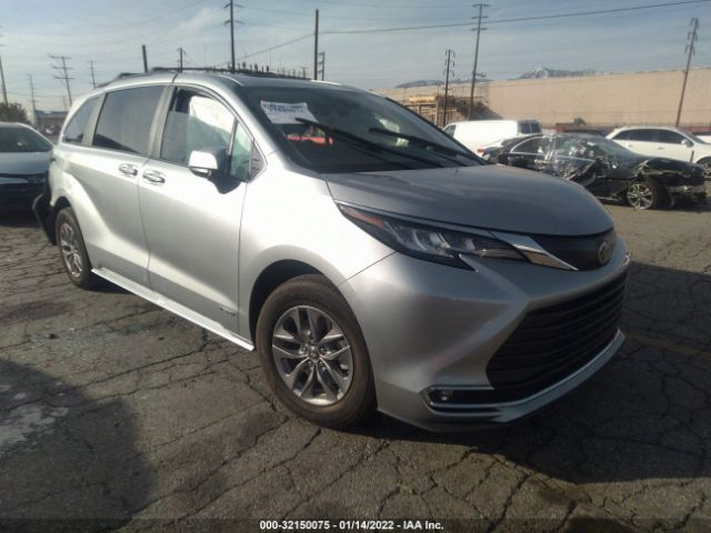 TOYOTA SIENNA 2021 5tdyrkec1ms067717