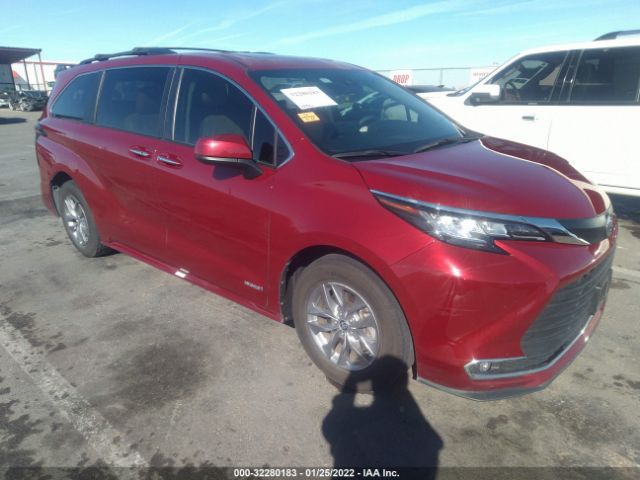 TOYOTA SIENNA 2021 5tdyrkec2ms005839