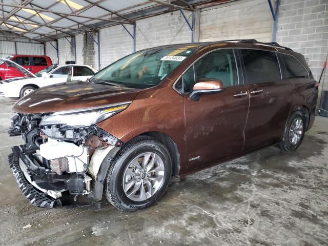 TOYOTA SIENNA XLE 2021 5tdyrkec2ms024097