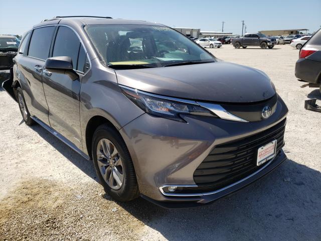 TOYOTA SIENNA XLE 2021 5tdyrkec2ms024424