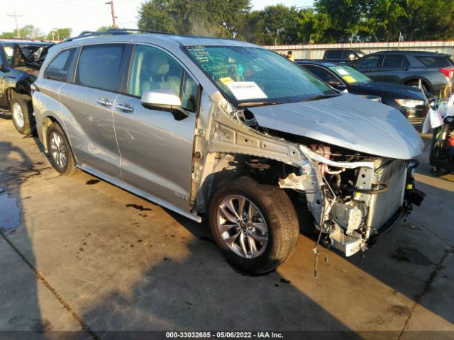 TOYOTA SIENNA 2021 5tdyrkec2ms039845