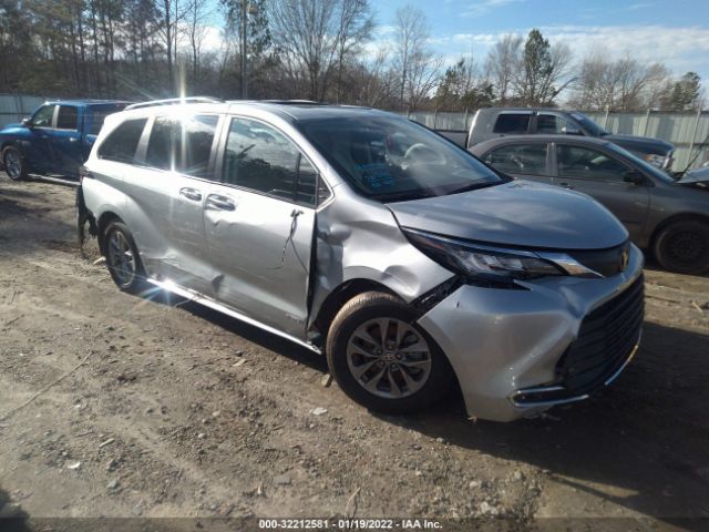 TOYOTA SIENNA 2021 5tdyrkec2ms044267