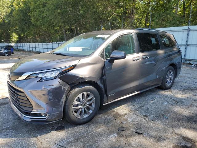 TOYOTA SIENNA XLE 2021 5tdyrkec2ms044396