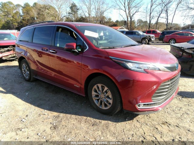 TOYOTA SIENNA 2021 5tdyrkec2ms056984