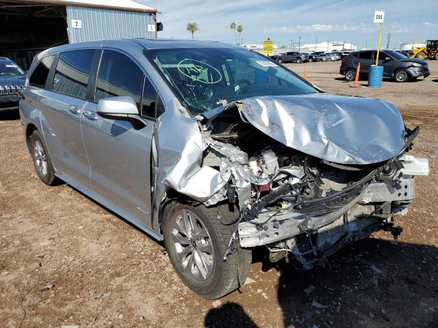 TOYOTA SIENNA XLE 2021 5tdyrkec3ms024447