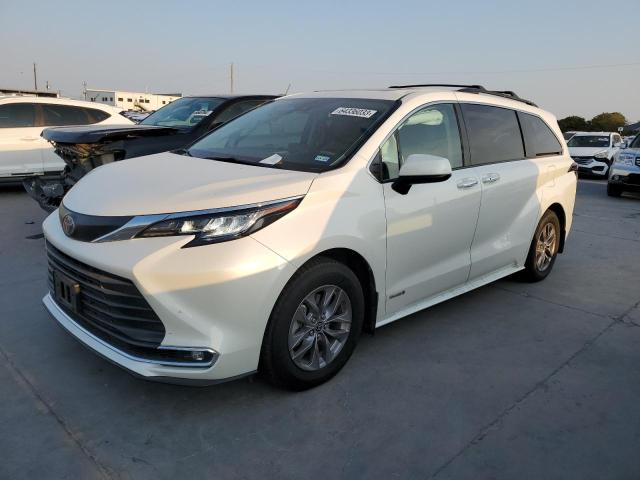 TOYOTA SIENNA XLE 2021 5tdyrkec3ms027042