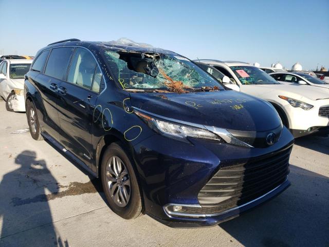 TOYOTA SIENNA XLE 2021 5tdyrkec3ms048943