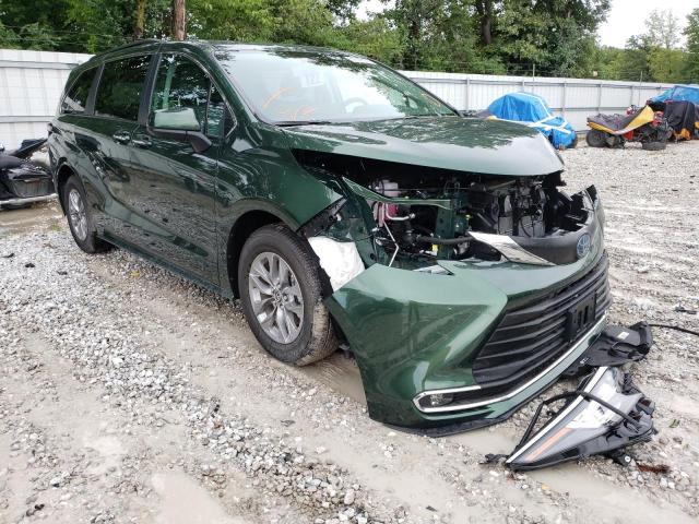 TOYOTA SIENNA XLE 2022 5tdyrkec3ns081524