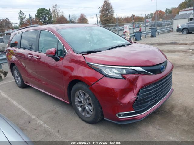 TOYOTA SIENNA 2022 5tdyrkec3ns098985