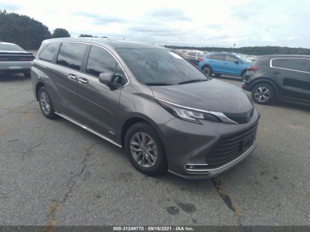 TOYOTA SIENNA 2021 5tdyrkec4ms005924