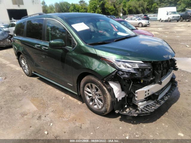 TOYOTA SIENNA 2021 5tdyrkec4ms015384