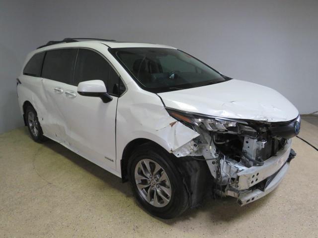 TOYOTA SIENNA XLE 2021 5tdyrkec4ms025588