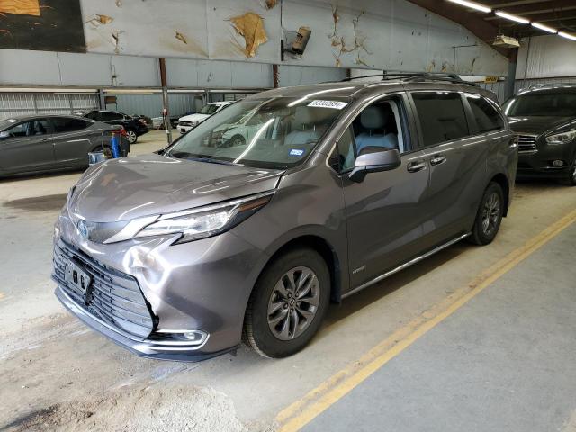 TOYOTA SIENNA XLE 2021 5tdyrkec4ms040060