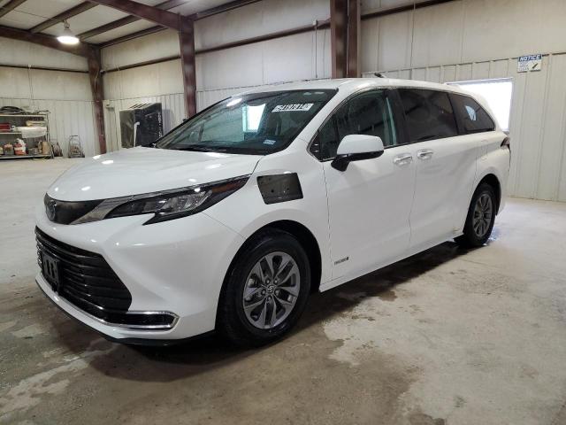 TOYOTA SIENNA XLE 2021 5tdyrkec4ms052998