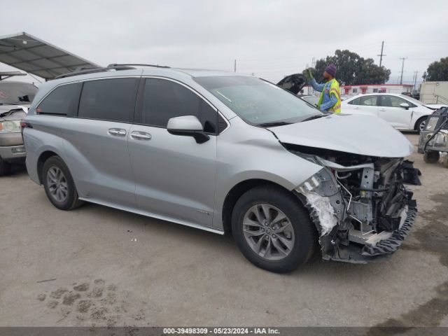 TOYOTA SIENNA 2021 5tdyrkec4ms065153