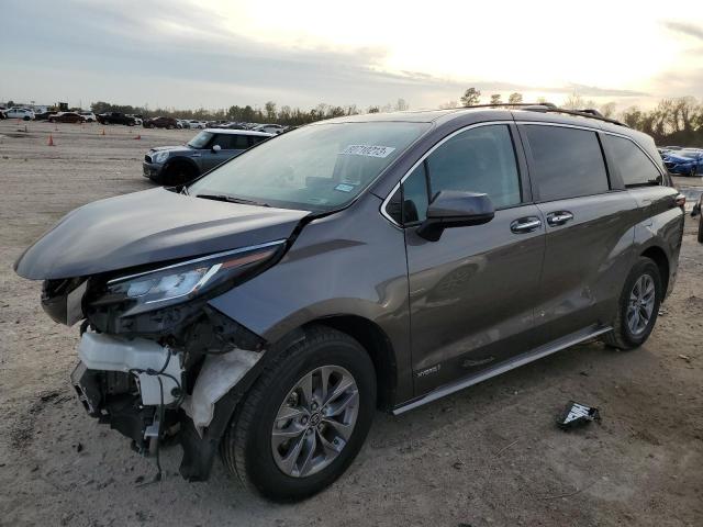 TOYOTA SIENNA XLE 2021 5tdyrkec5ms004037