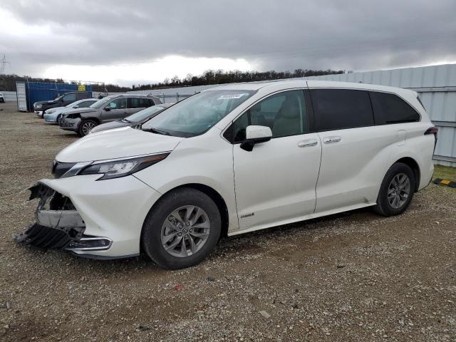 TOYOTA SIENNA XLE 2021 5tdyrkec5ms012168